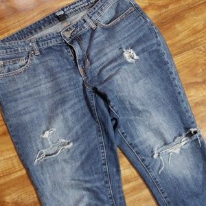 GAP boyfriend cropped jeans